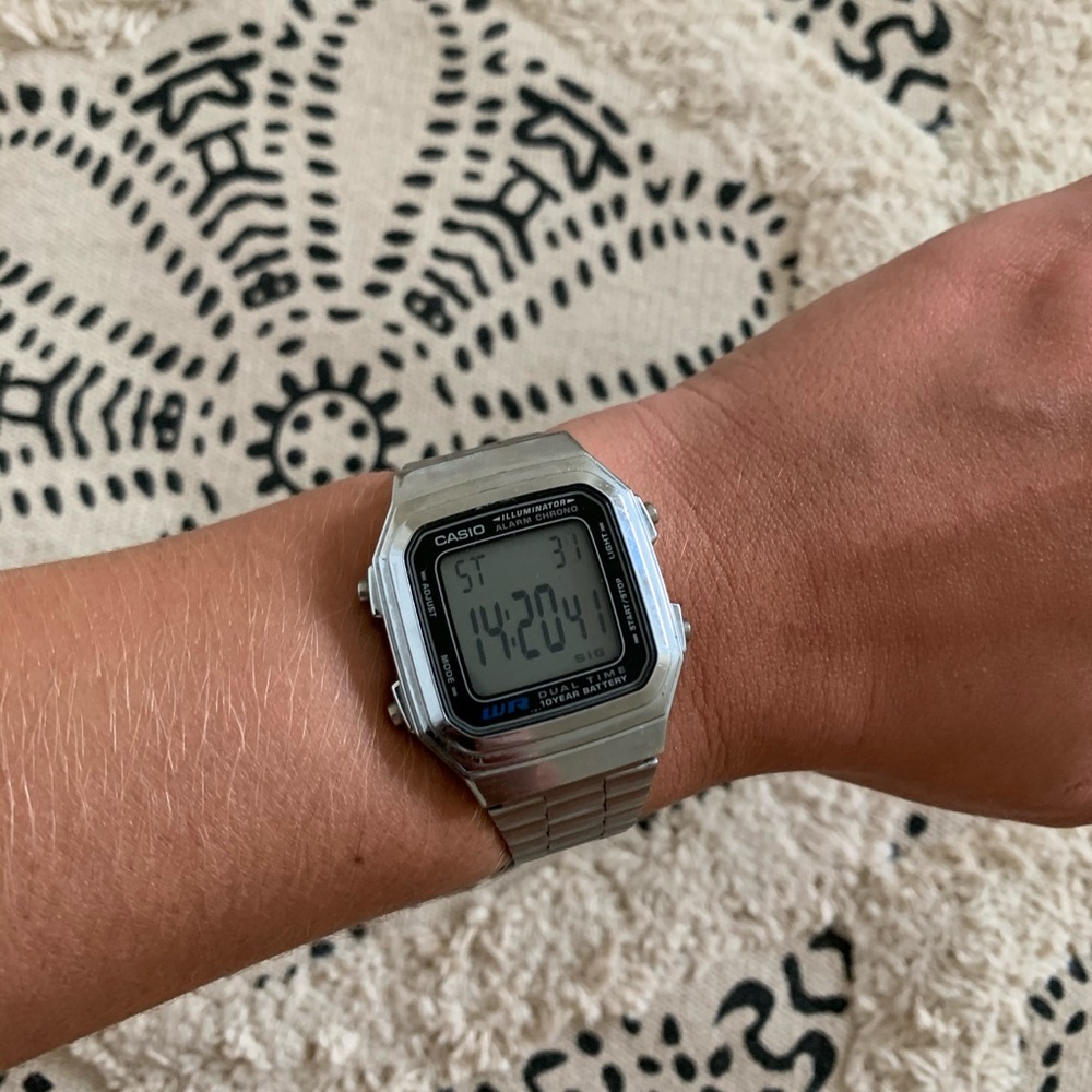 Casio’s Unisex Illuminator Stainless Steel Watch